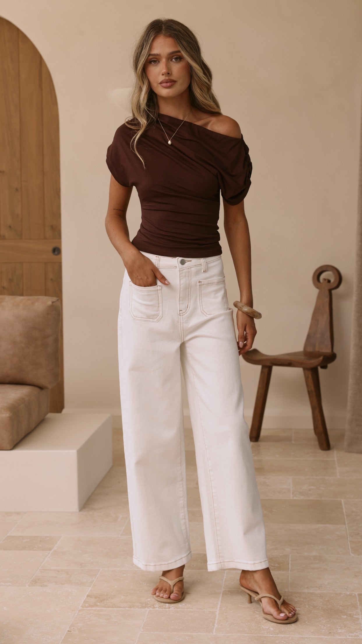 Millie Top - Chocolate