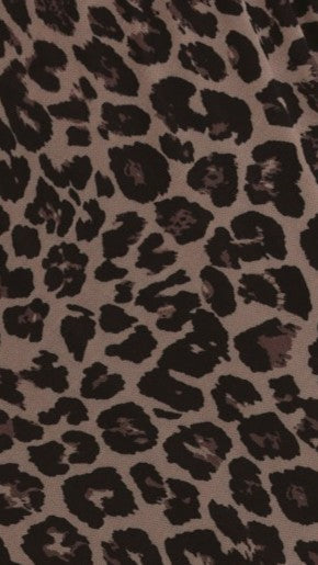 Onella Semi Sheer Maxi Skirt - Leopard Print