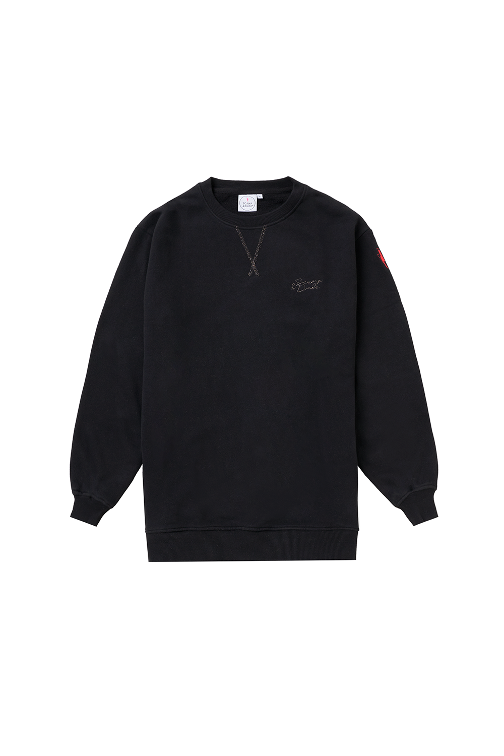 Black Longline Sweatshirt