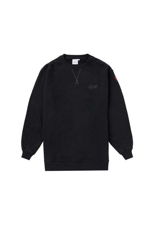 Black Longline Sweatshirt