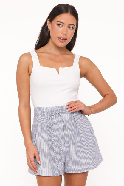 Jazzara Shorts - Blue/White Stripe