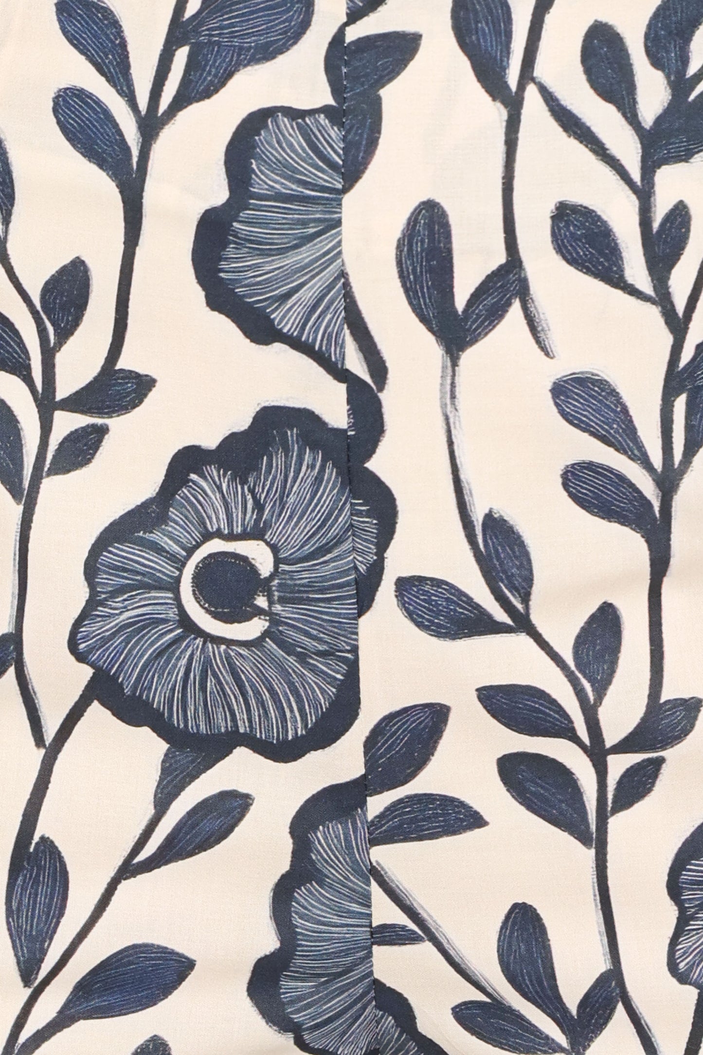 Jensen Scallop Hem Pant - Blue Floral