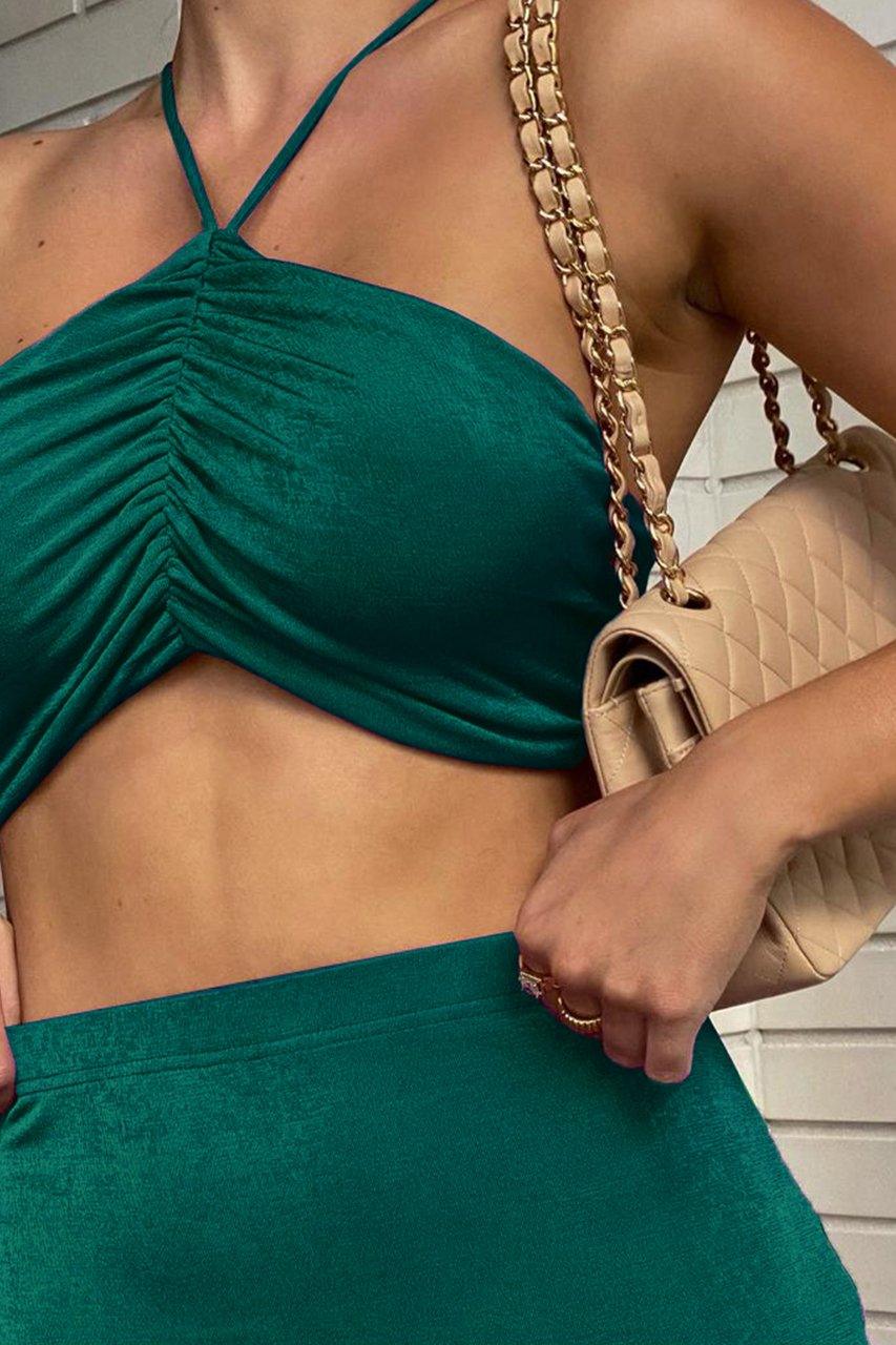 Desire Skirt - Emerald Green