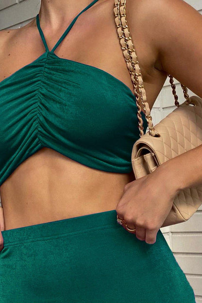 Desire Skirt - Emerald Green