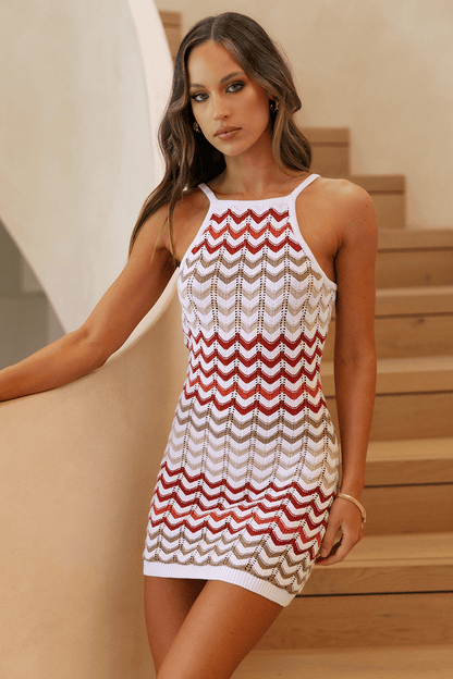 Jayla Mini Dress - Neutral