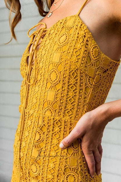 Kelsey Dress - Mustard