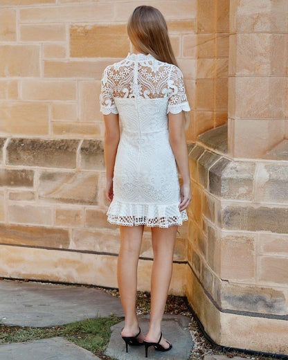 Newton Dress - White