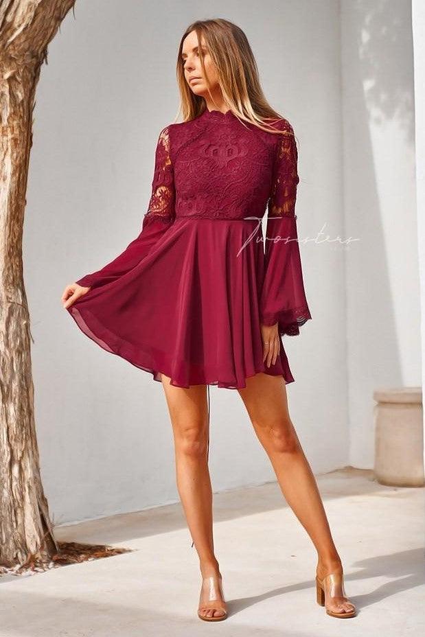Paige Dress - Red