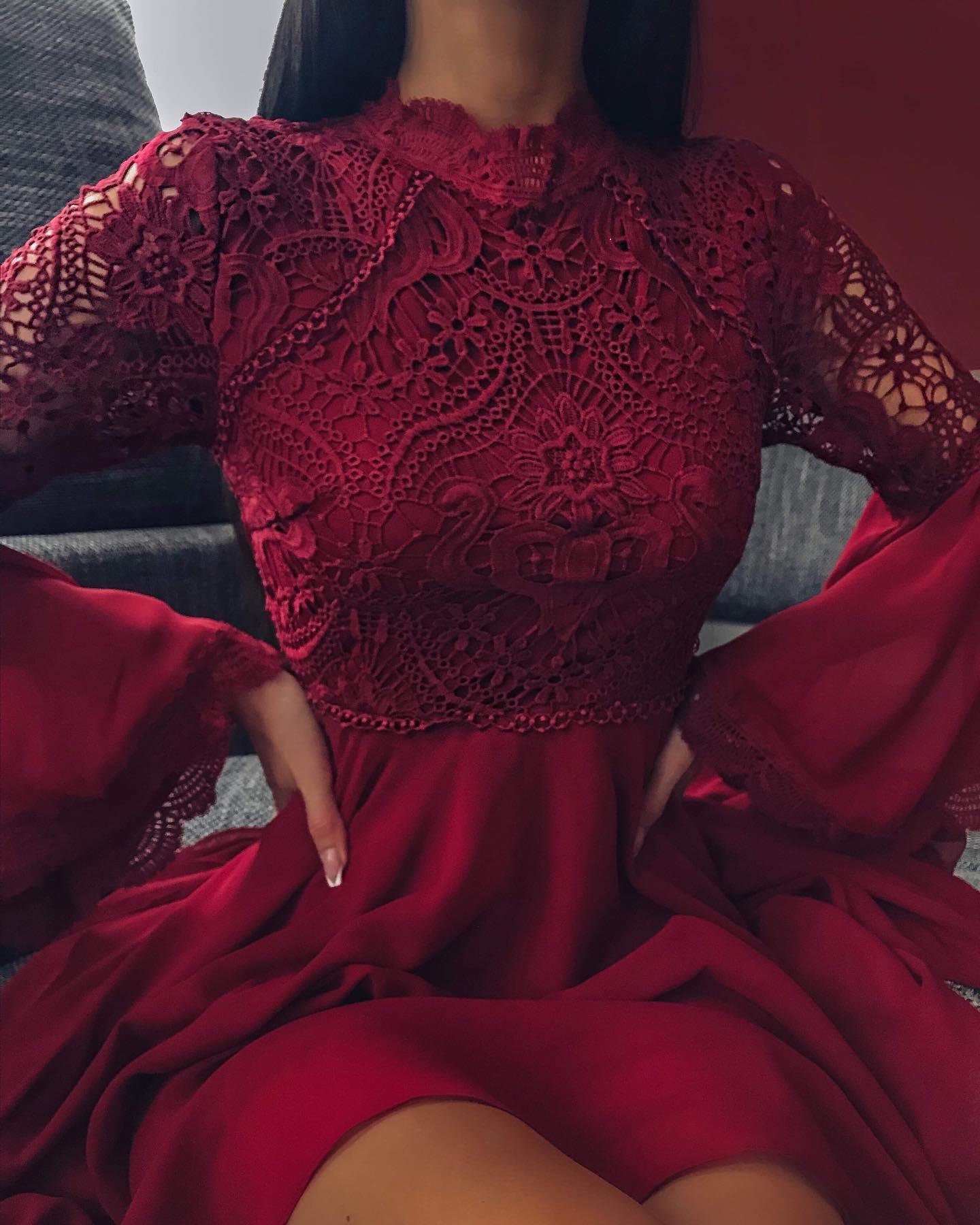 Paige Dress - Red
