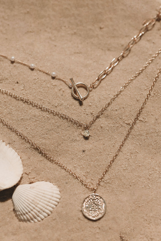 Faye Layered Necklace - Gold