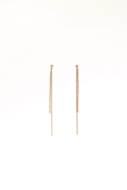 Genevieve Drop Earrings - Gold