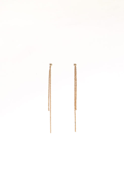 Genevieve Drop Earrings - Gold