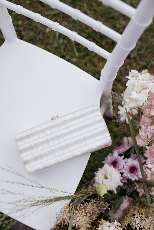Helena Clutch - Pearl