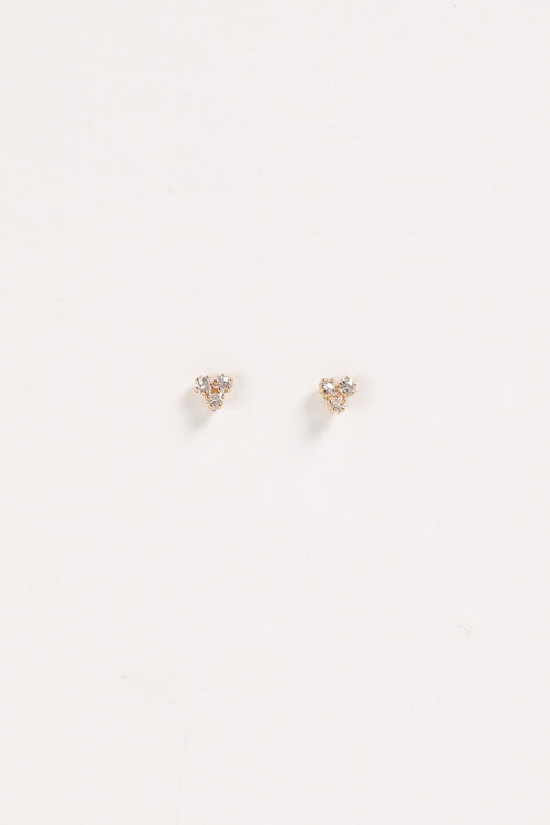 Janey Stud Earrings - Gold