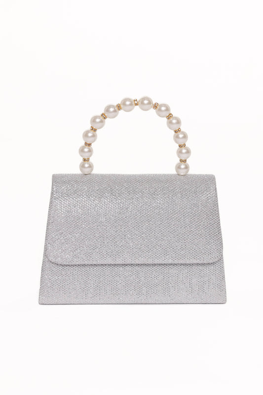 Jenn Embellished Bag - Champagne/Pearl