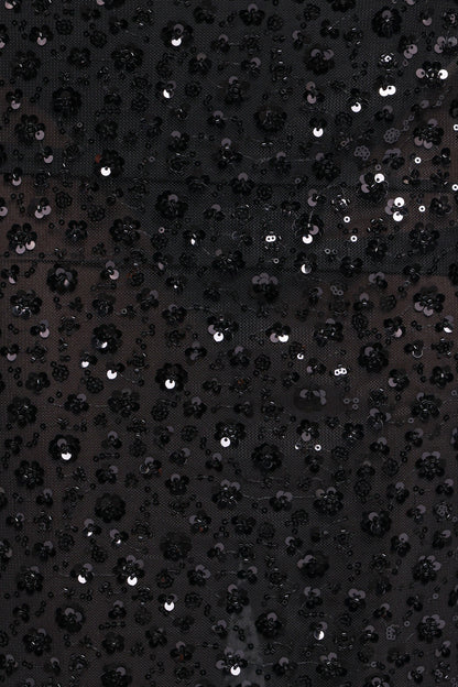 Jennings Sequin Maxi Skirt - Black