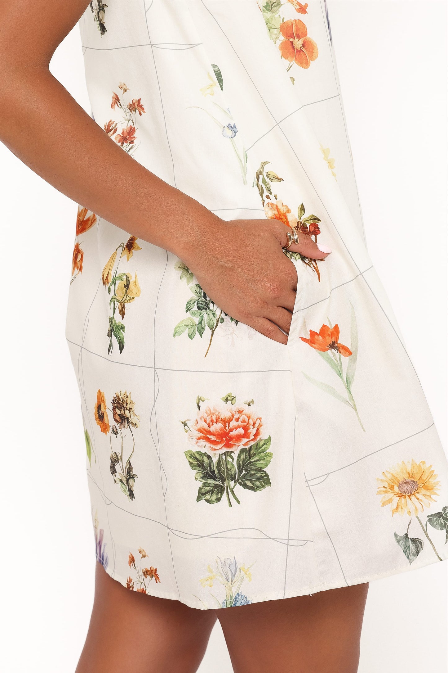 Elordi Mini Dress - Multi Flowers