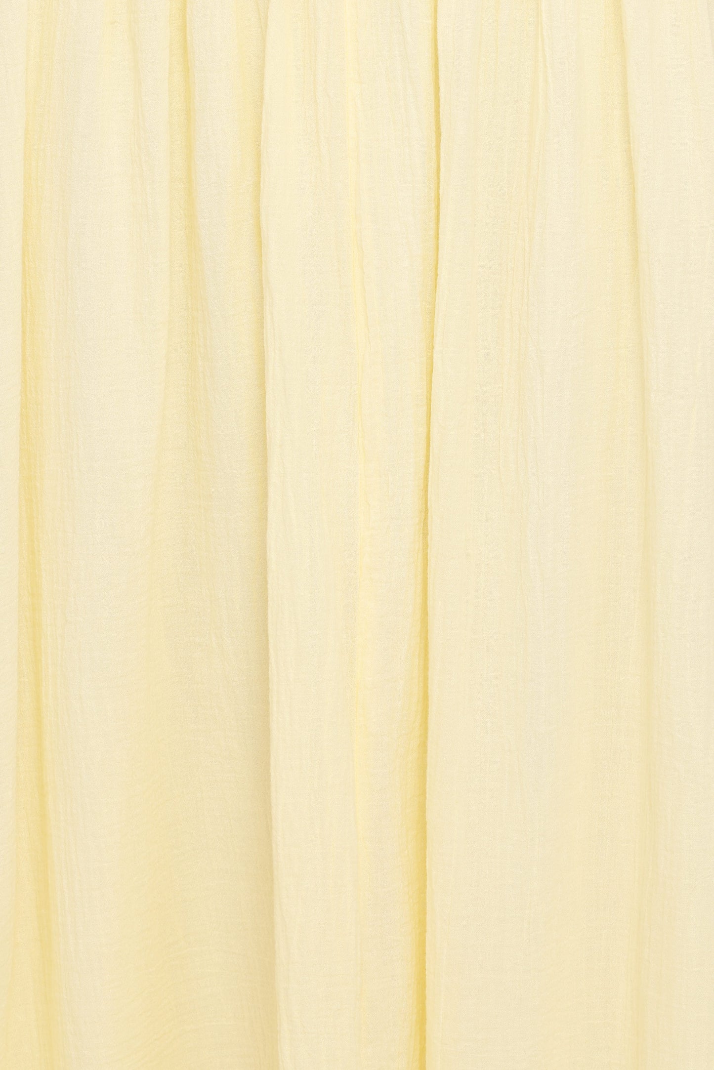Enola Gather Midi Dress - Yellow