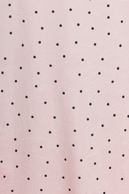 Gabrielle Mini Dress - Pink Polka Dot
