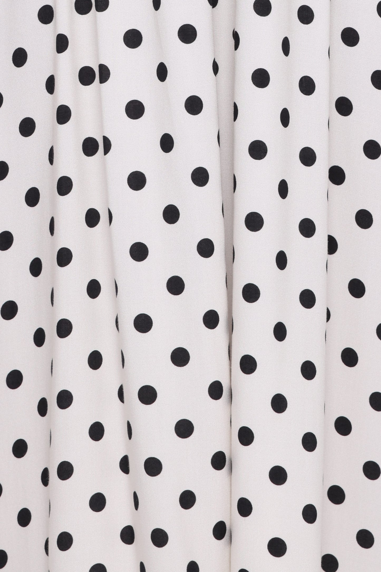 Gemini Halterneck Maxi Dress - White Polka Dot