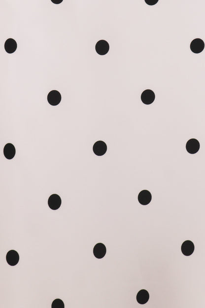 Jamila Midi Dress - White Polka Dot