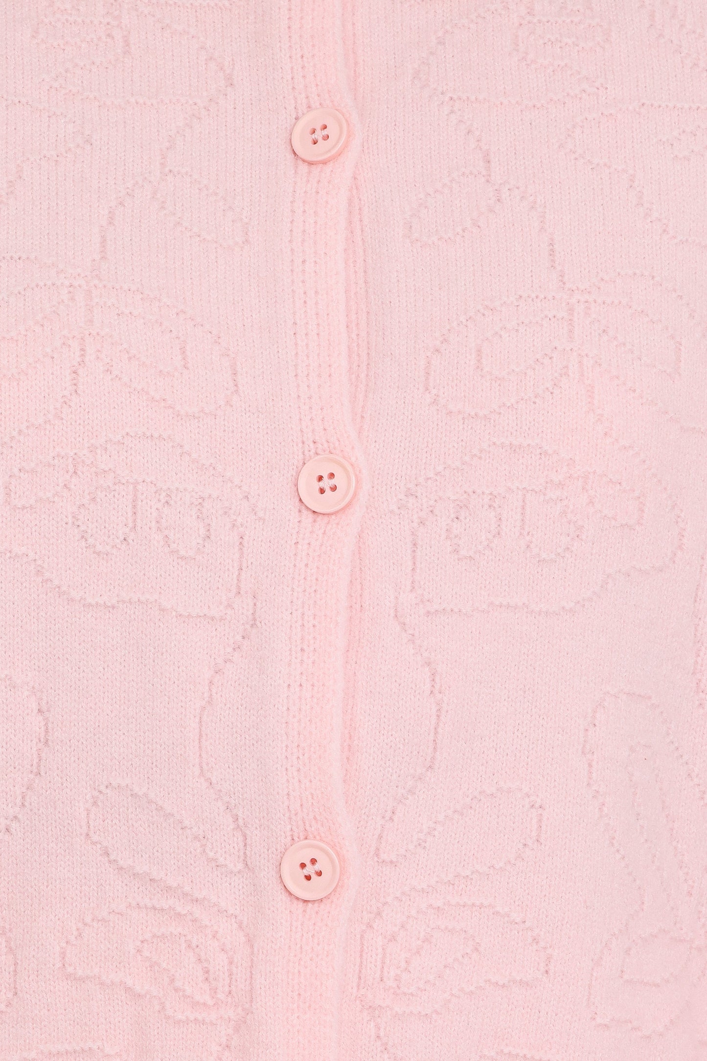 Fauna Tonal Floral Cardigan - Pink