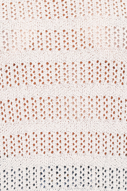 Flavia Open Stitch Sweater - Cream