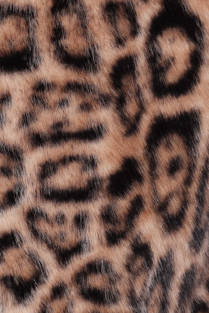 Florian Cropped Jacket - Leopard