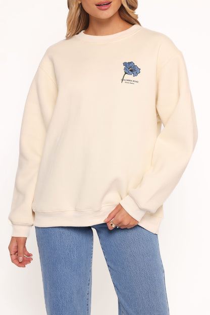 Flower Market Sweatshirt - Cream