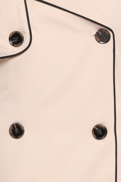 Franklin Cropped Trench - Ecru
