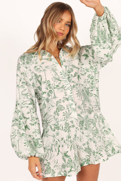 Elsa Romper - Green