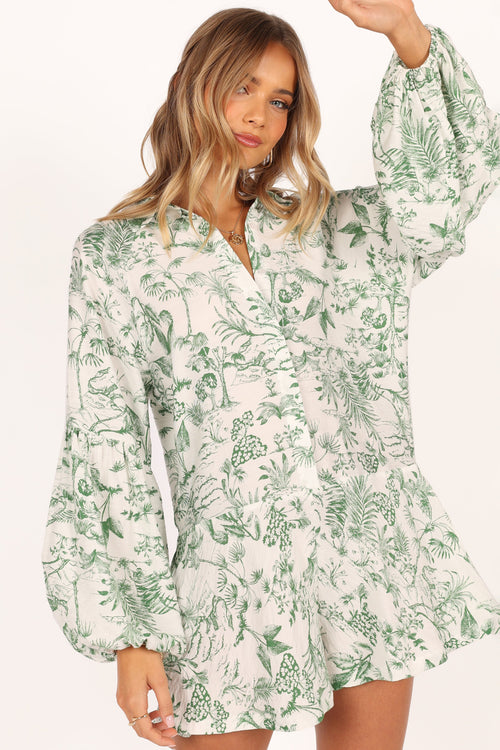 Elsa Romper - Green