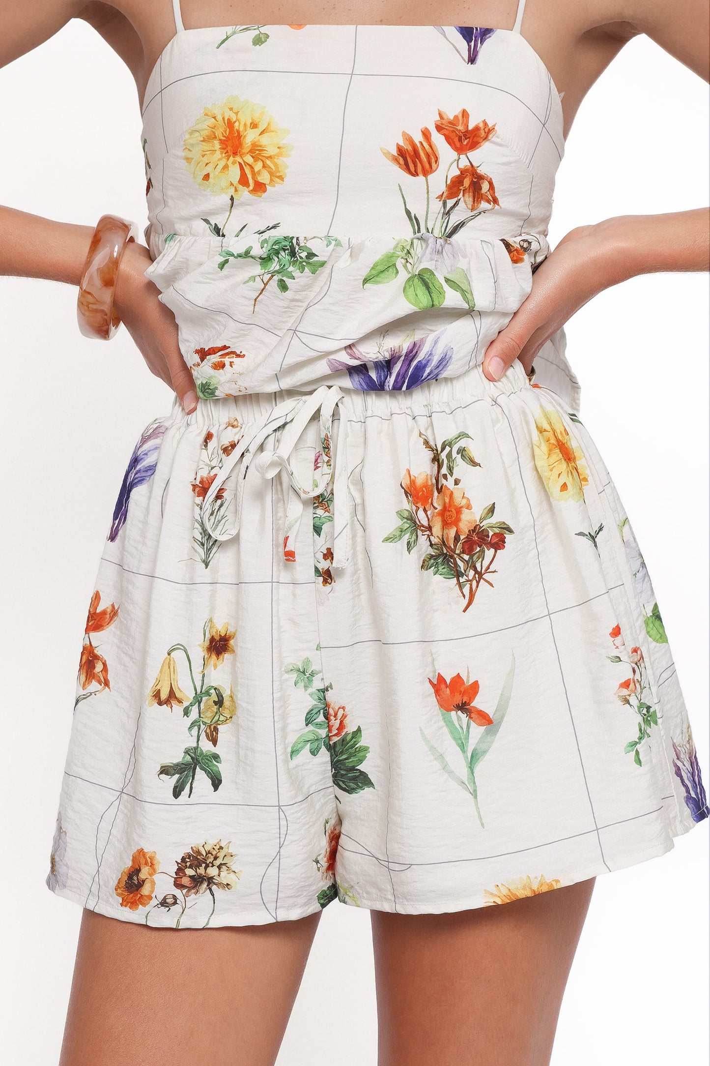 Emilie Short Set - Multi Flowers