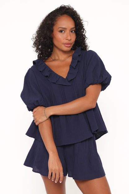 Felicity Short Set - Navy