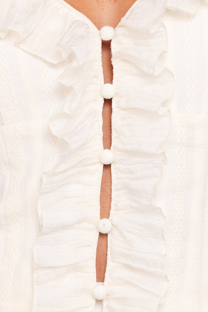Eulalie Corset Top - Cream