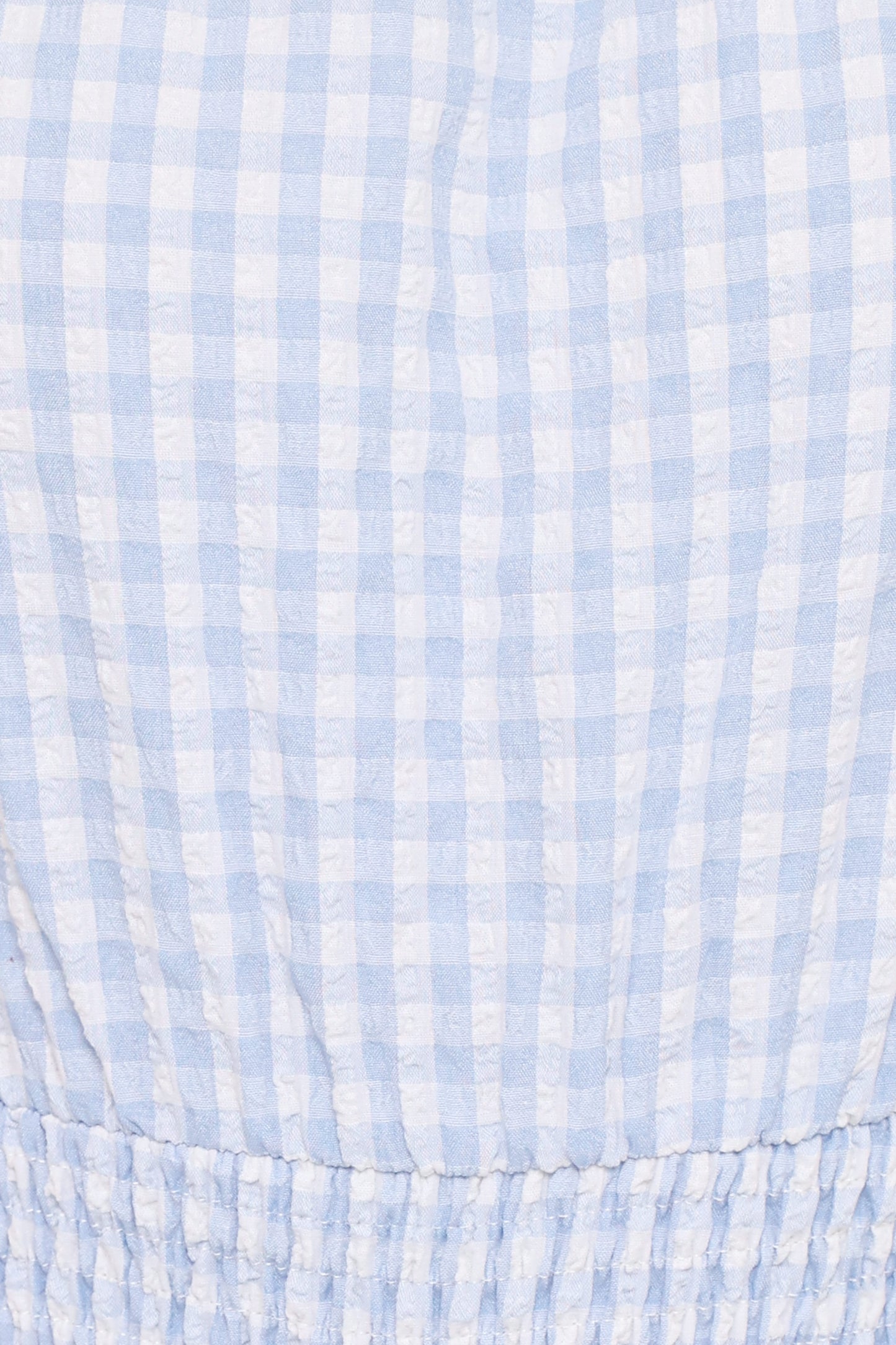 Felicity Romper - Blue Gingham