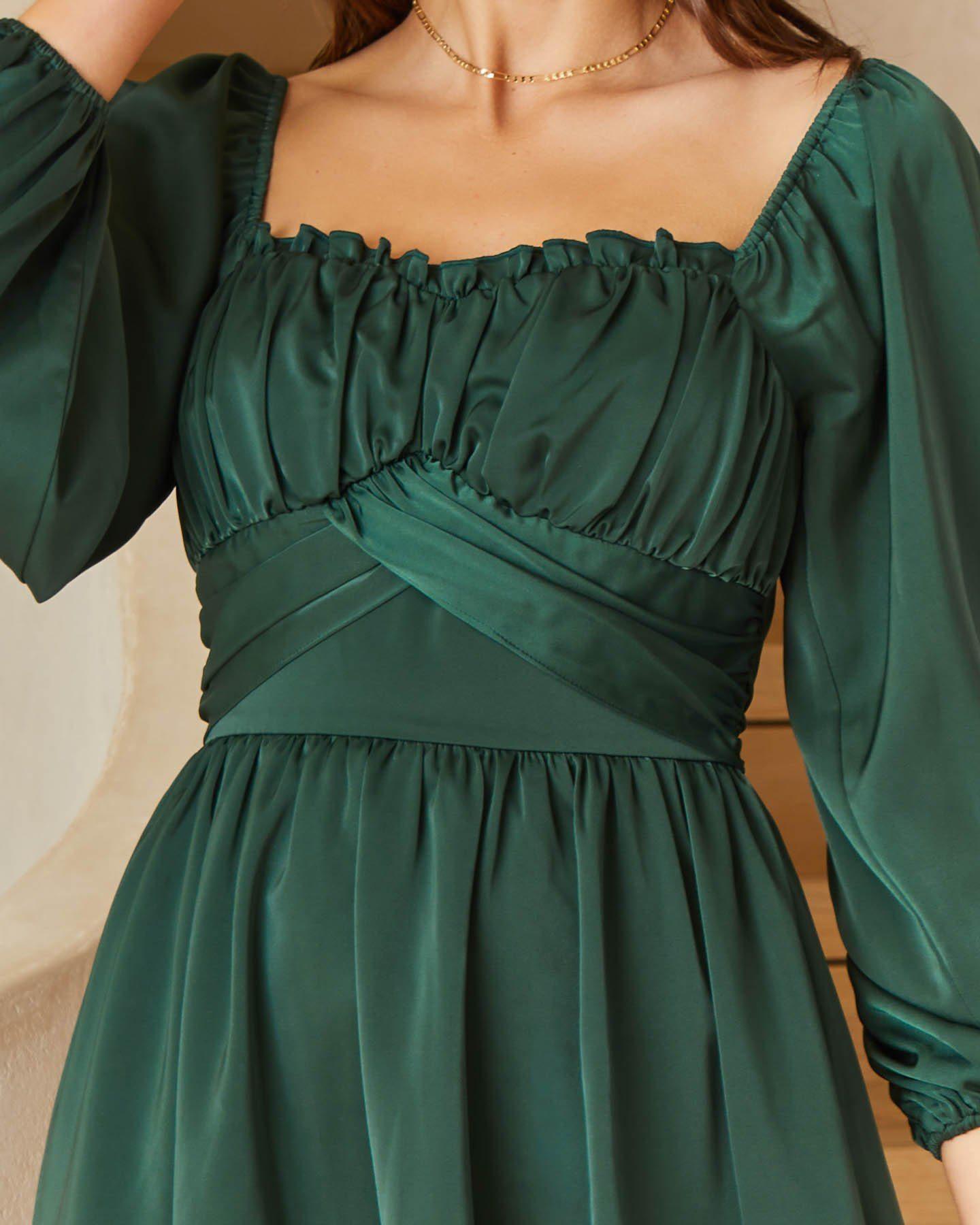 Riviera Mini Dress - Green