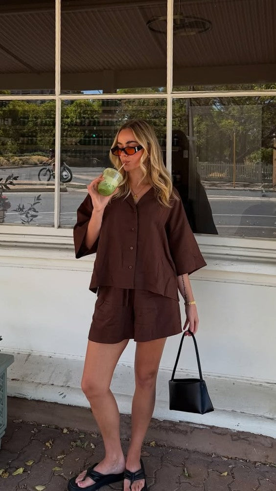 Luna Shorts - Chocolate