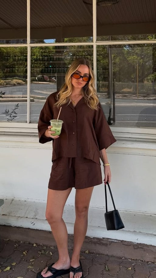 Luna Shorts - Chocolate