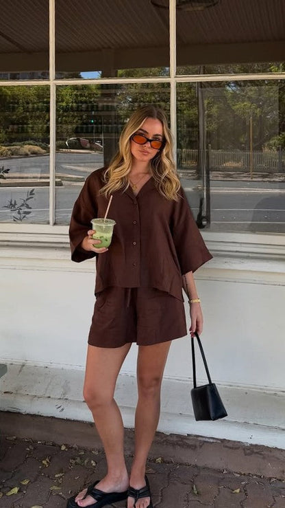 Luna Shorts - Chocolate