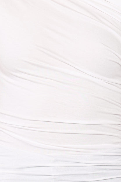 Jacki Asymmetric Top - White